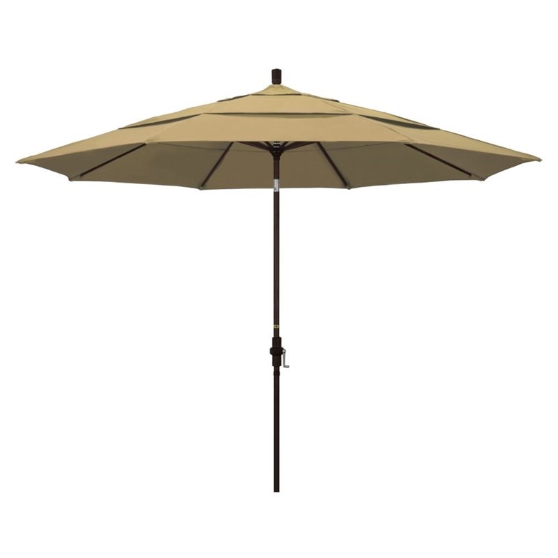 California Umbrella 11' Patio Umbrella in Champagne