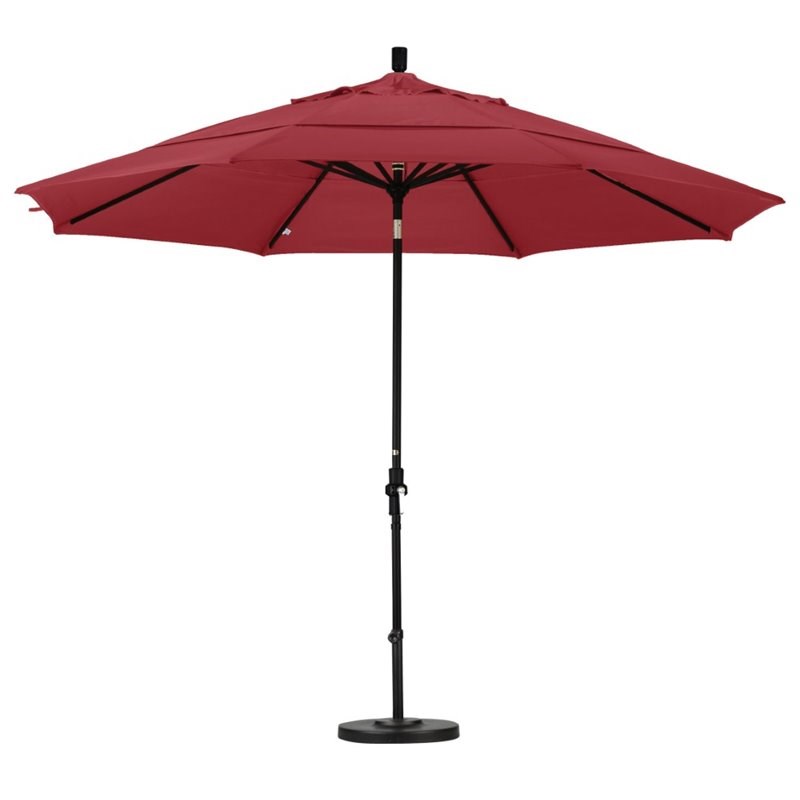 California Umbrella 11' Patio Umbrella in Red