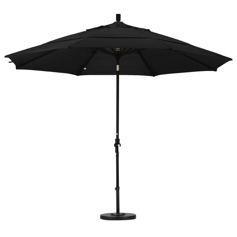 California Umbrella 11' Patio Umbrella in Black