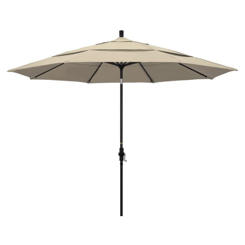 California Umbrella 11' Patio Umbrella in Beige
