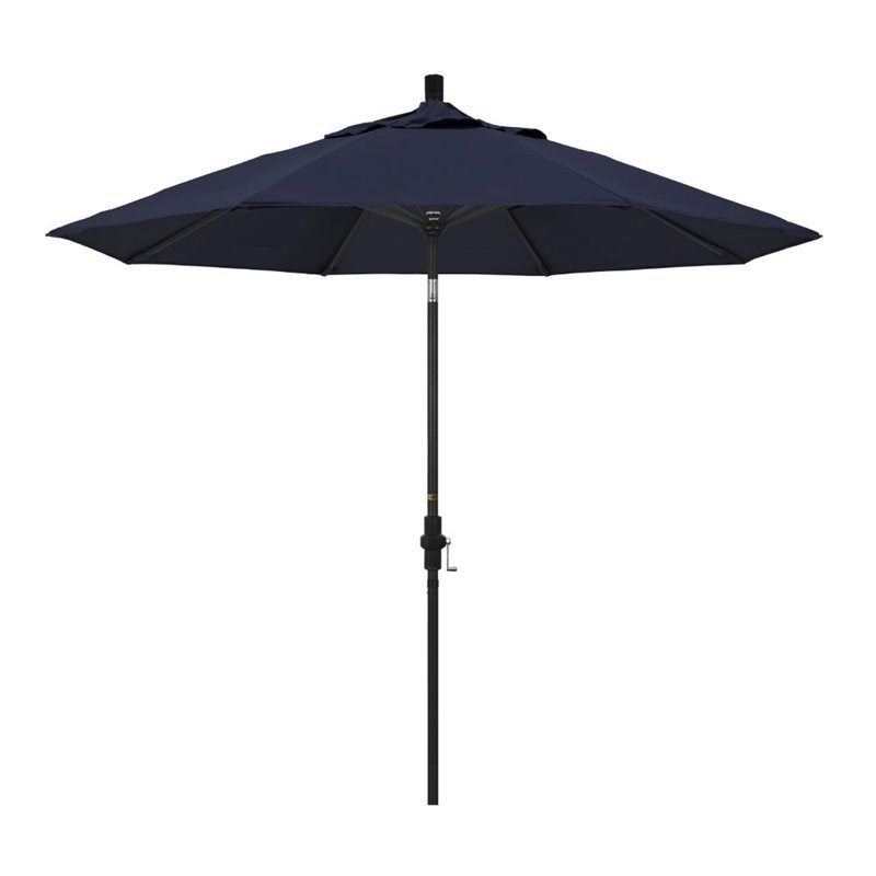 California Umbrella 9' Patio Umbrella in Navy