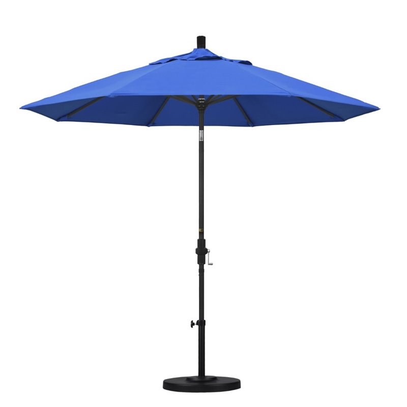 California Umbrella 9' Patio Umbrella in Royal Blue