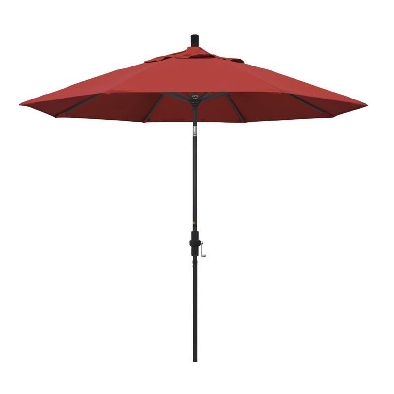 California Umbrella 9' Patio Umbrella in Red