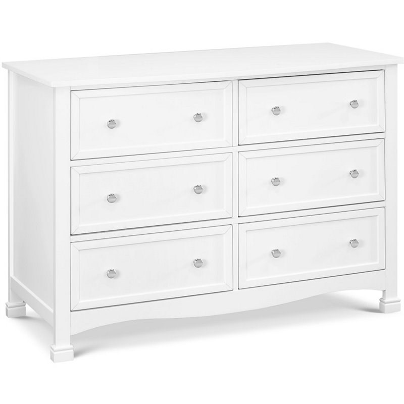 DaVinci Kalani 3 Drawer Dresser in White | Homesquare