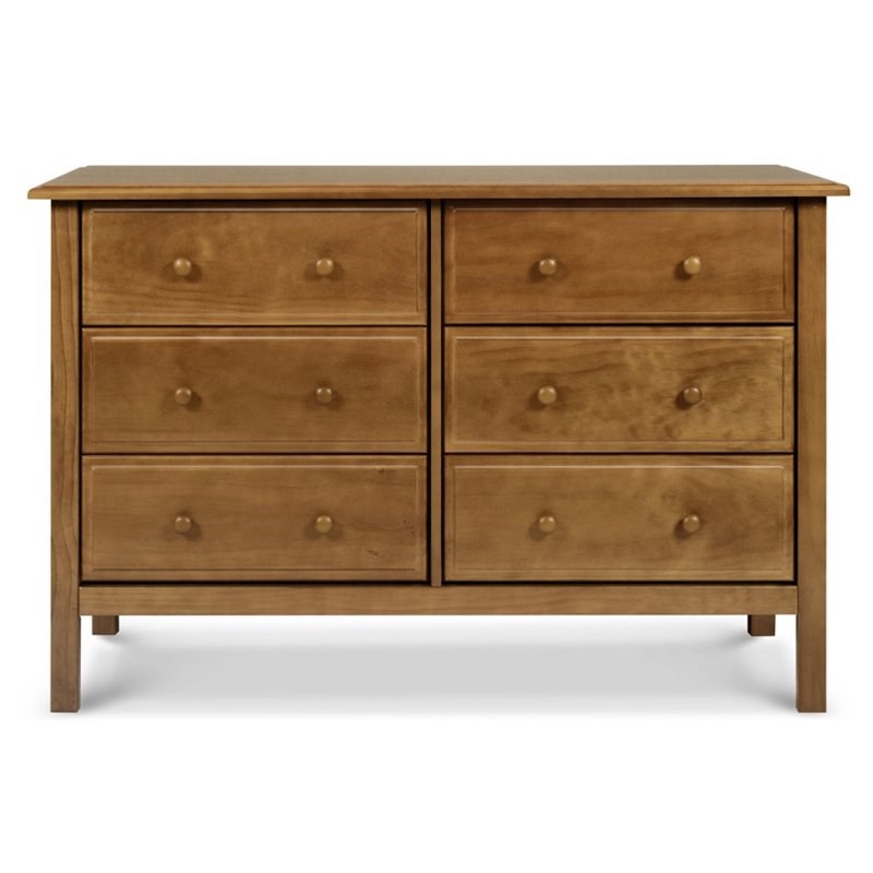 DaVinci Jayden 6Drawer Double Wide Dresser in Chestnut Homesquare
