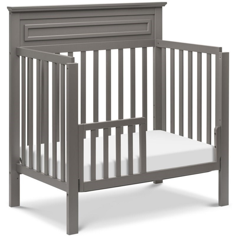 DaVinci Autumn 4-in-1 Convertible Mini Crib in Slate
