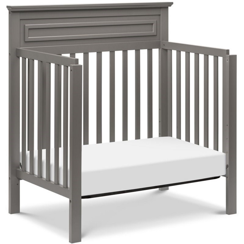 DaVinci Autumn 4-in-1 Convertible Mini Crib in Slate