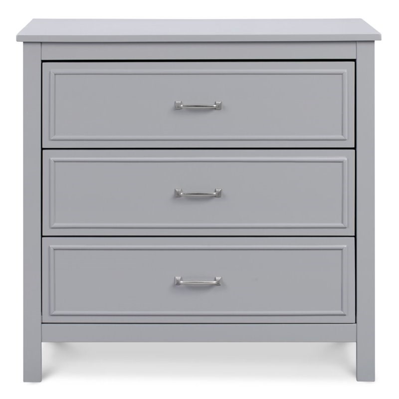 Davinci Charlie 3Drawer Dresser in Gray Homesquare