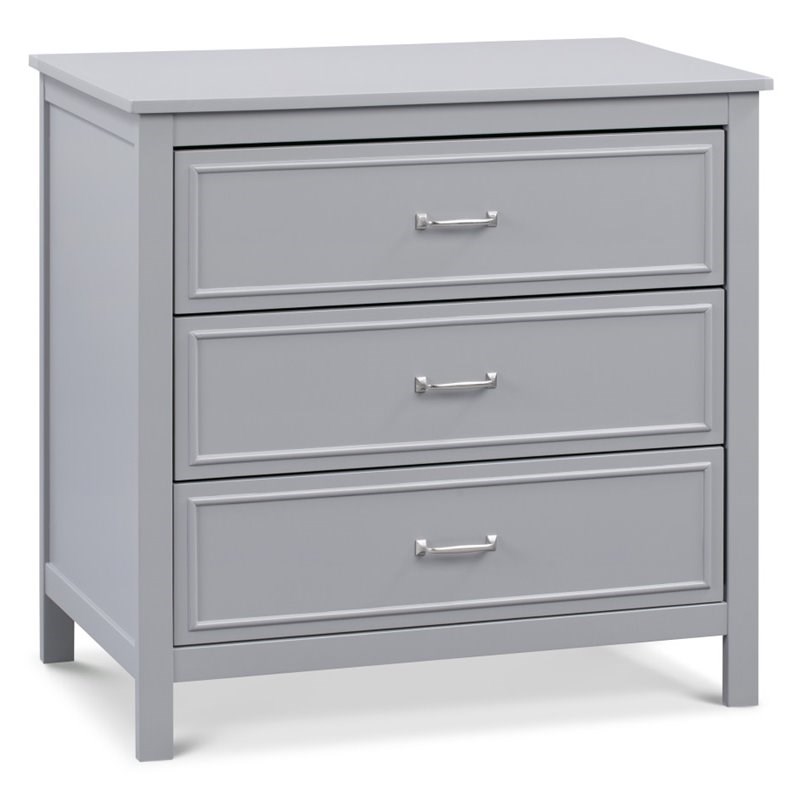 Davinci Charlie 3Drawer Dresser in Gray Homesquare