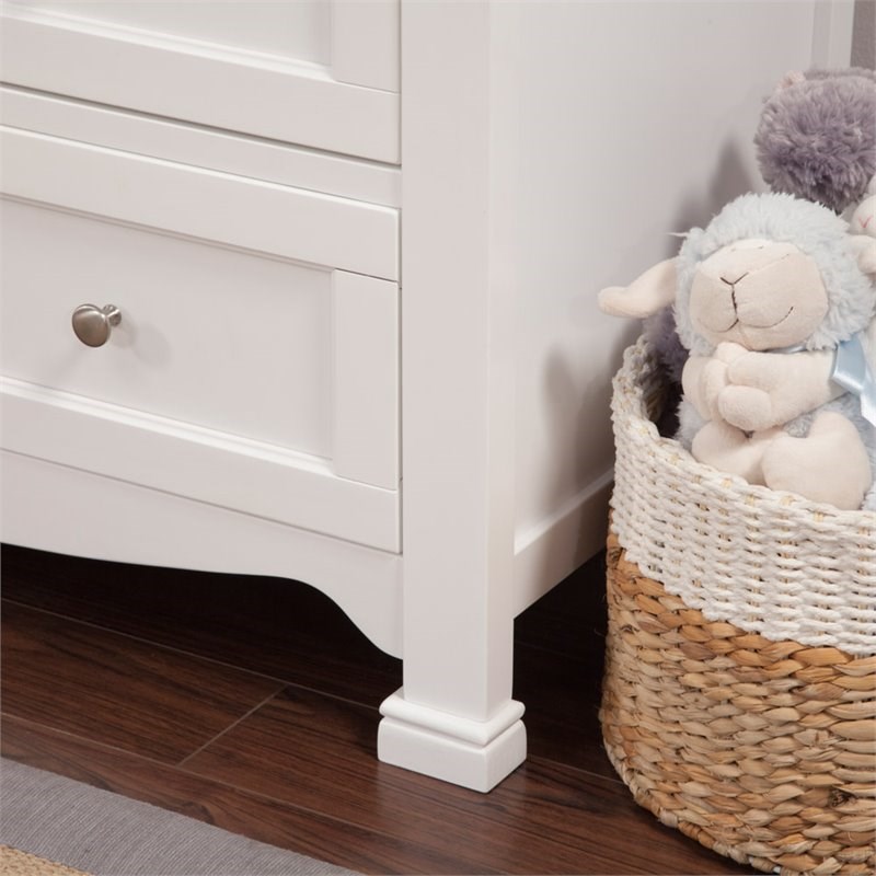 4in1 Convertible Crib and Dressers Set with Removable Changing Tray