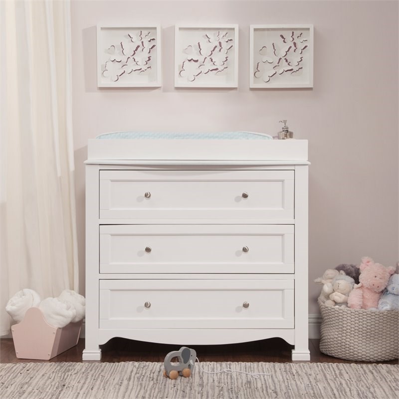 4in1 Convertible Crib and Dressers Set with Removable Changing Tray