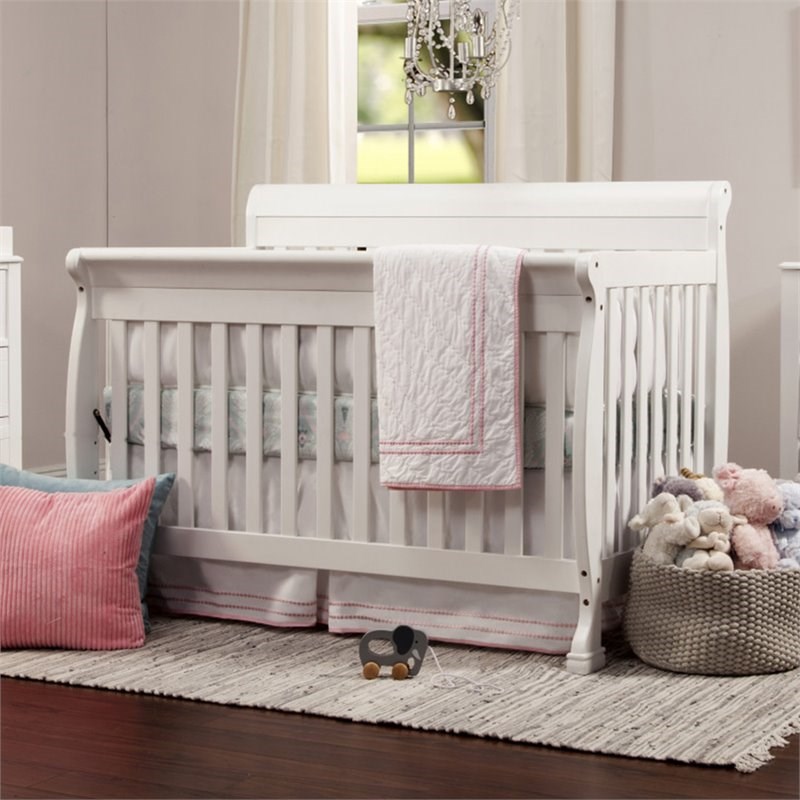 4in1 Convertible Crib and Dressers Set with Removable Changing Tray