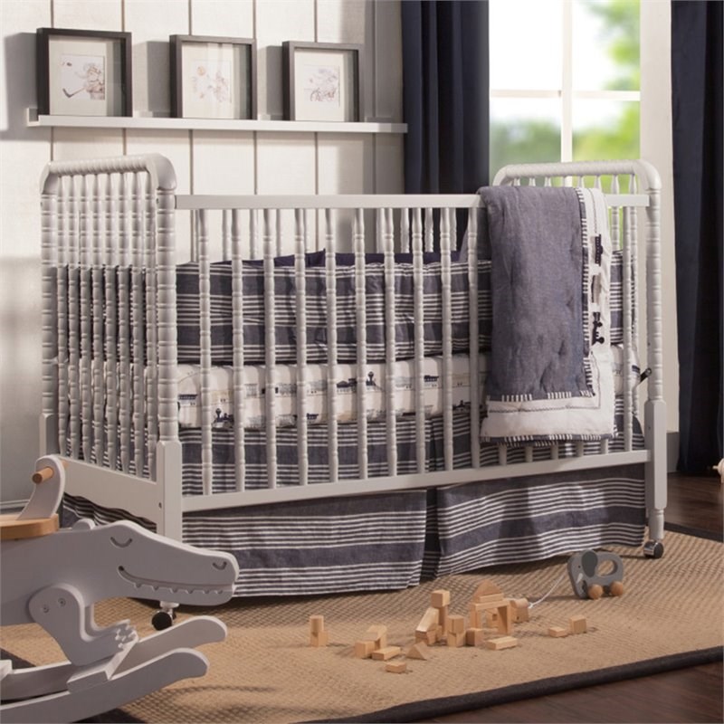 3 in 1 Convertible Crib Set with Matching Changing Table and Dresser in
