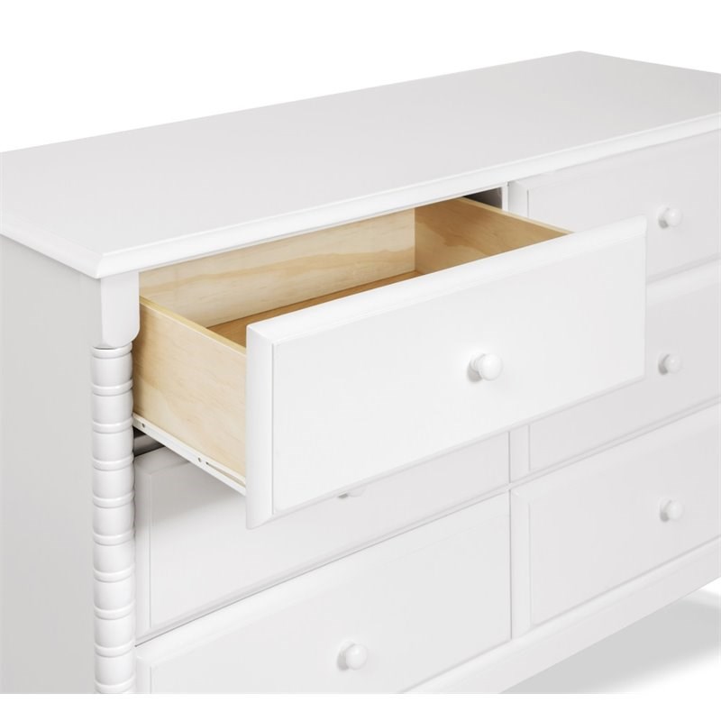 DaVinci Jenny Lind Spindle 6Drawer Dresser in White Homesquare