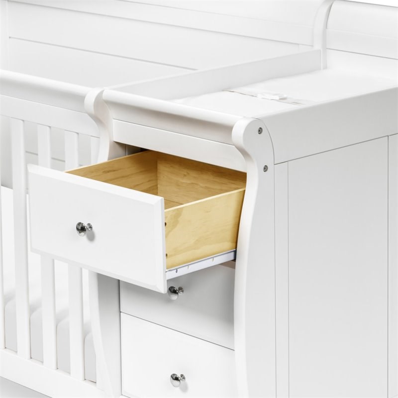 DaVinci Kalani 4-in-1 Convertible Crib & Changer in White