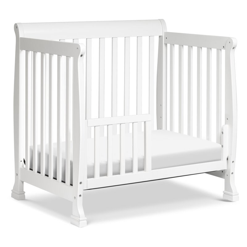 DaVinci Kalani 4-in-1 Convertible Mini Crib in White