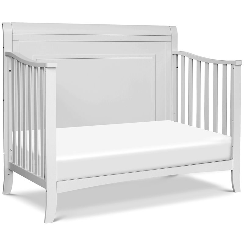 DaVinci Anders Pine Wood 4-in-1 Convertible Crib in Cloud Gray