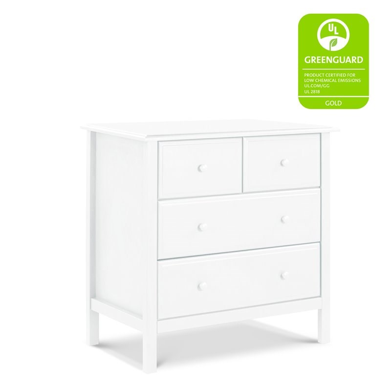 DaVinci Autumn 4-Drawer Dresser in White