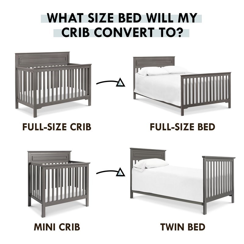 how to convert crib to full bed