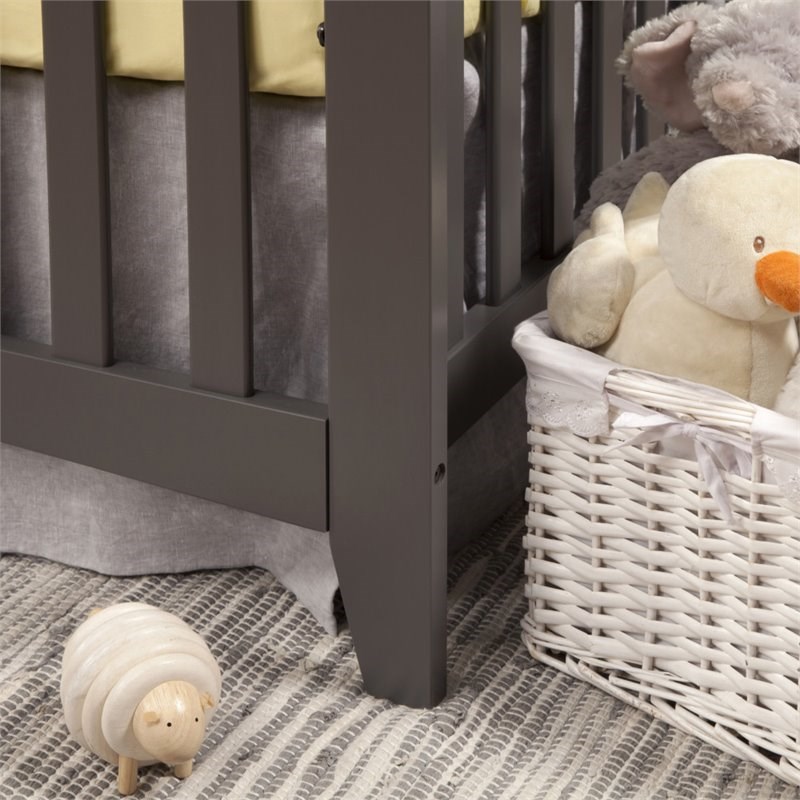 DaVinci Grove 4in1 Convertible Crib in Slate Homesquare