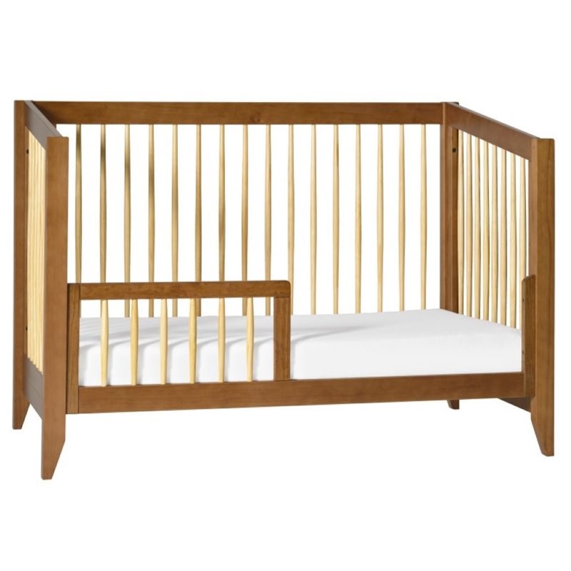 Sprout 4-in-1 Convertible Crib & Toddler Bed Conversion Kit Chestnut/Natural