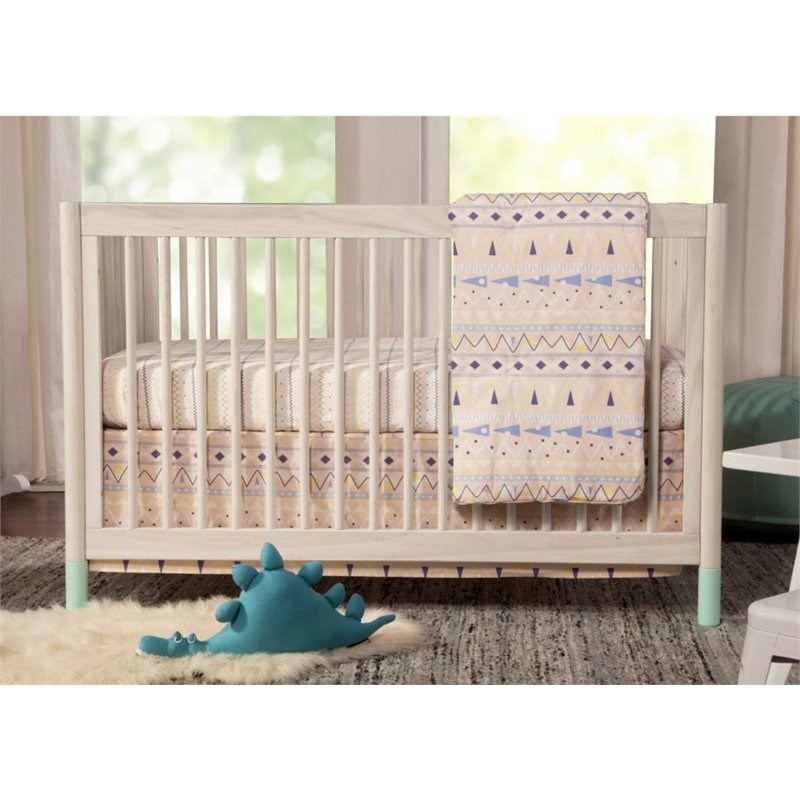 4in1 Convertible Baby Crib with Dresser with Changing Tray Set in