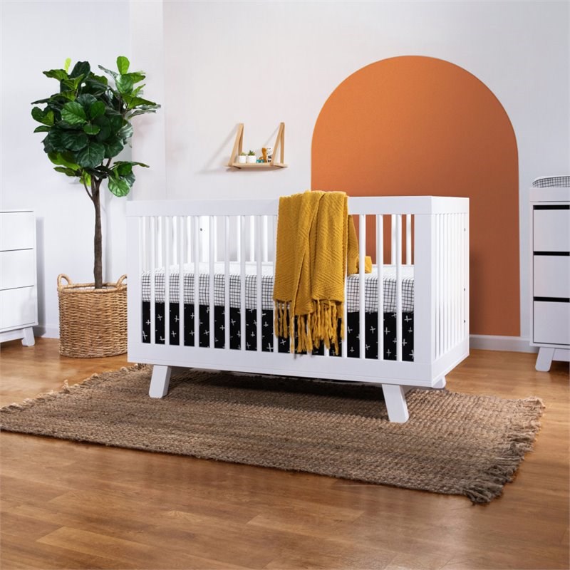 Hudson 3 in 1 Convertible Crib & Toddler Bed Conversion Kit White