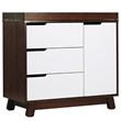 Babyletto Hudson 3 Drawer Dresser with Removable Changing Tray in Espresso