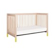 Babyletto Gelato Crib and Dresser Feet Pack in Spring Yellow