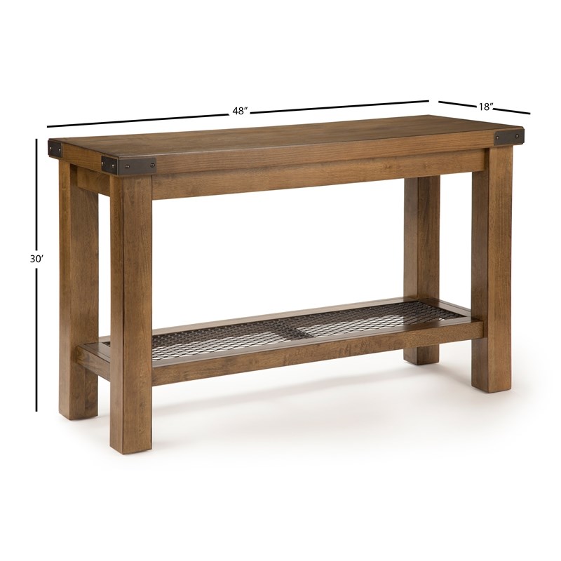 Steve Silver Hailee Console Table In, Distressed Oak Console Table