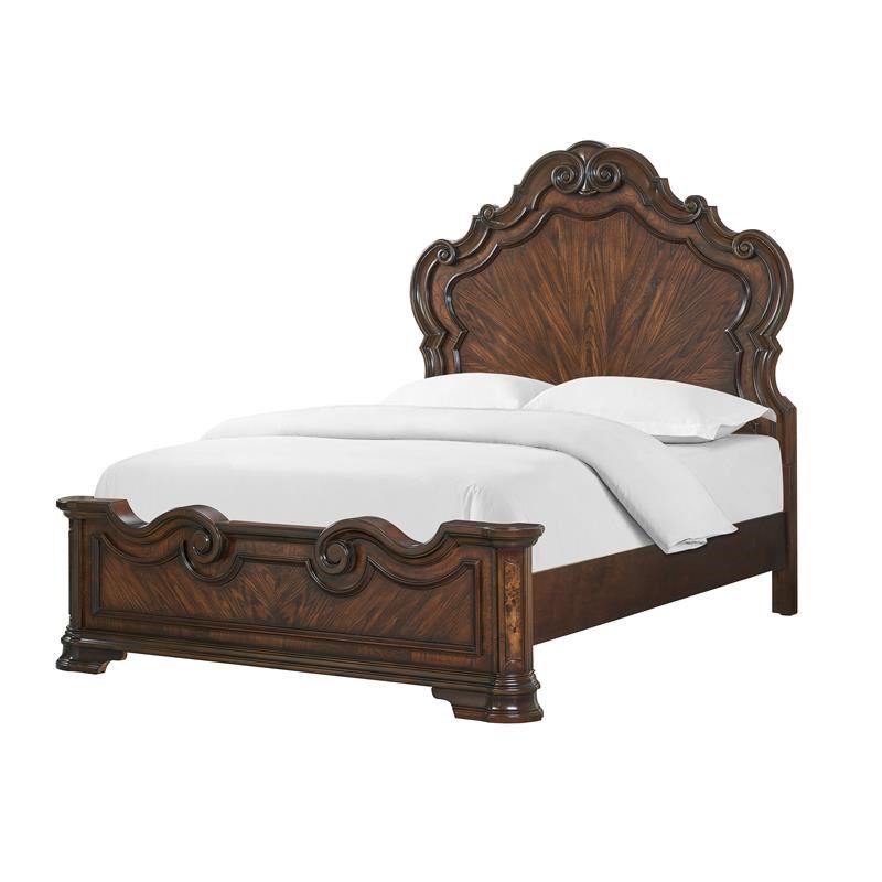 Royale Brown Cherry King Bed
