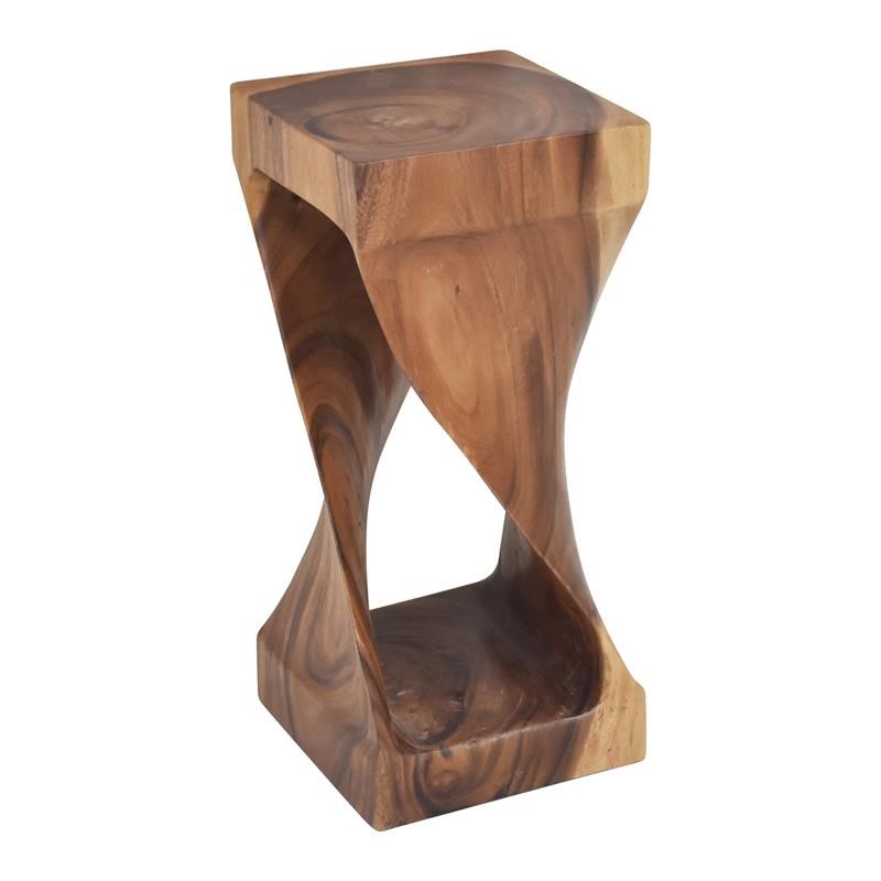 Steve Silver Solana Natural Wood Glaze Accent Side Table