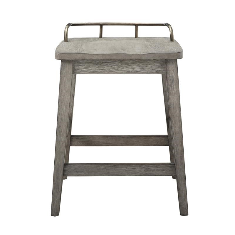 Ryan Rustic Smokey Oak Counter Height 5-Piece Dining Set