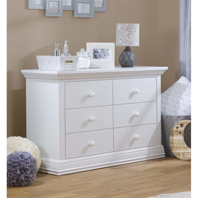 Sorelle Paxton Double Dresser in White