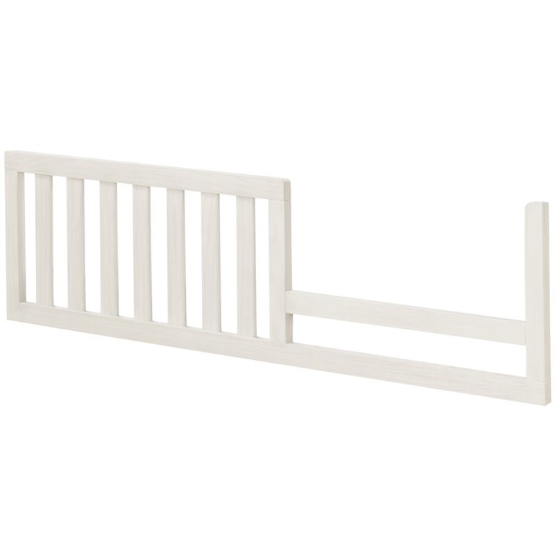 Sorelle 148 Wooden Toddler Guardrail Rail in Weathered White