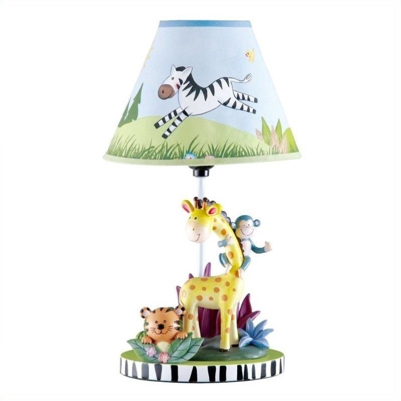 safari animal lamp