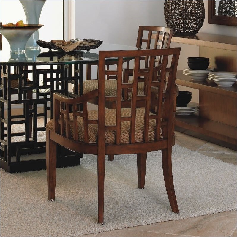 Tommy Bahama Home Ocean Club Lanai Arm Dining Chair Ships Assembled