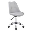 Techni Mobili Armless Desk Chair in Gray