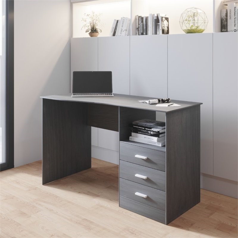 Details about   Techni Mobili Classic Writing Desk in Gray 