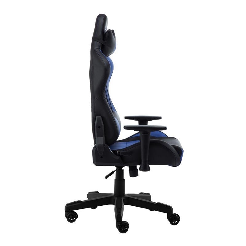 Techni Sport Polyurethane and Steel Frame TS-92 Office-PC Gaming Chair in Blue