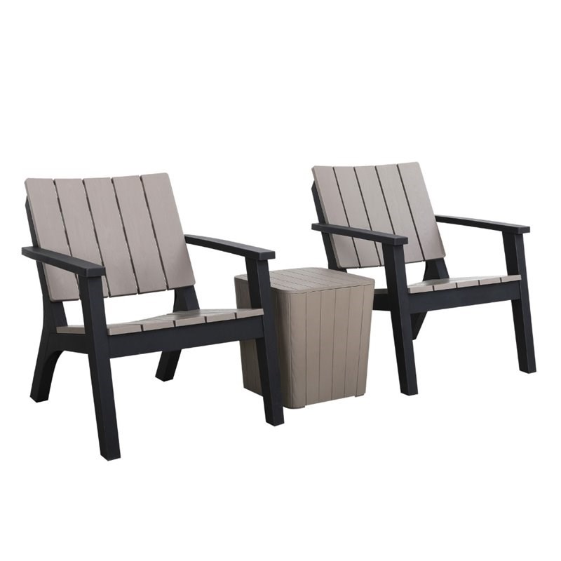 Dukap Enzo 3 Piece Patio Seating Set In, Creekside Outdoor Furniture