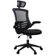 Techni Mobili Executive High Back Office Chair with Headrest in Black