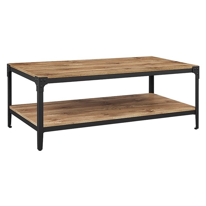 2 Piece Rustic Coffee Table Set Barnwood Gc46aibw