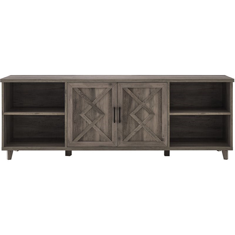 Classic Detailed-Door TV Stand for TVs up to 80