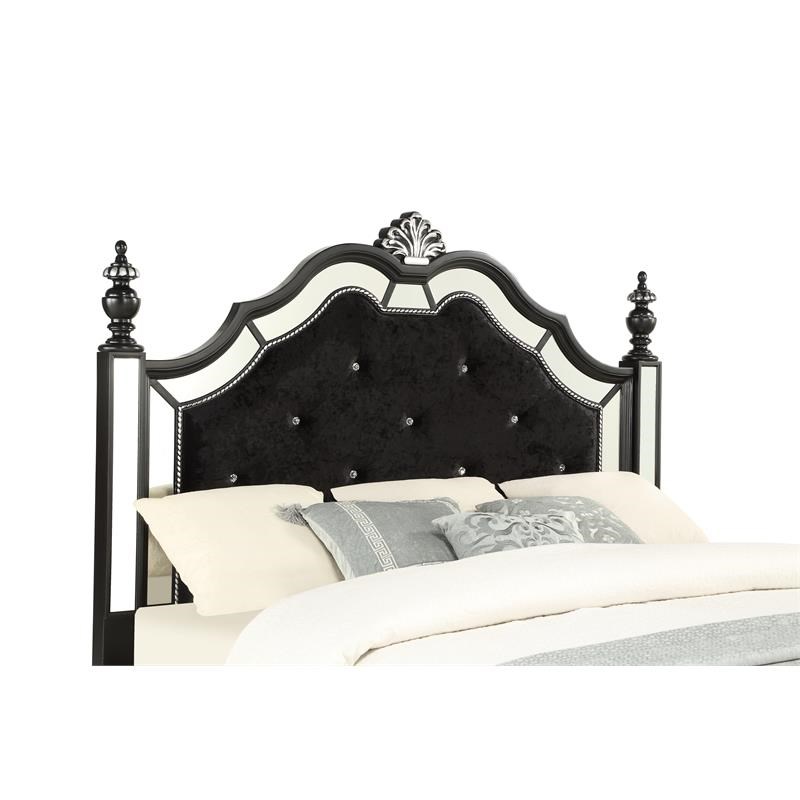 Global Furniture USA Diana Black Queen Bed