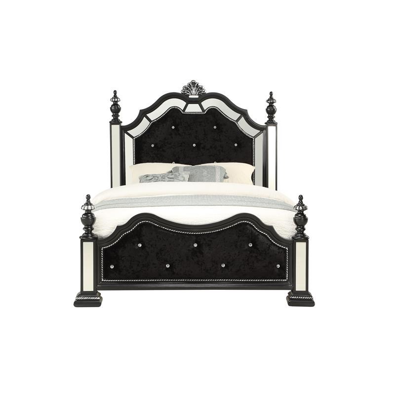 Global Furniture USA Diana Black Queen Bed