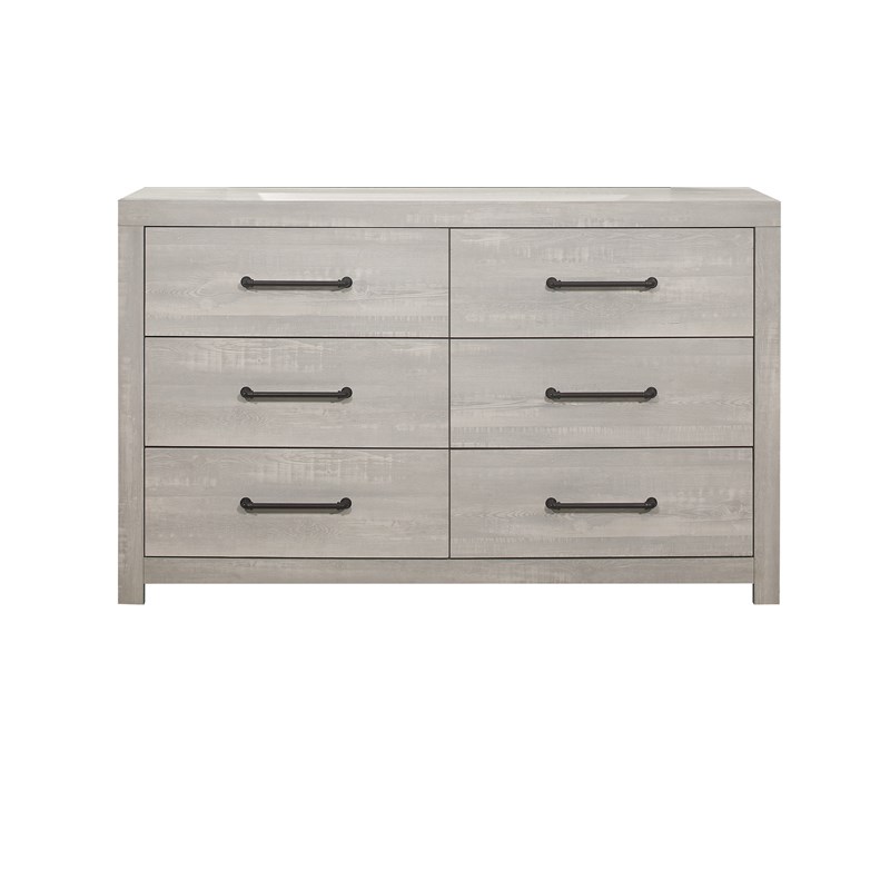 Global Furniture USA Linwood White Rustic Dresser