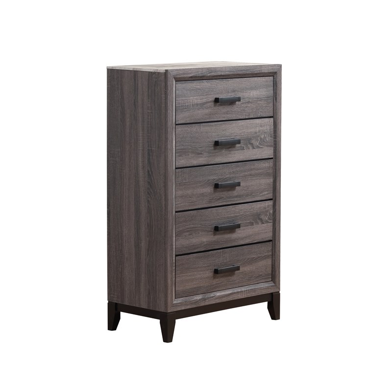 Global Furniture USA Laura Foil Grey Chest