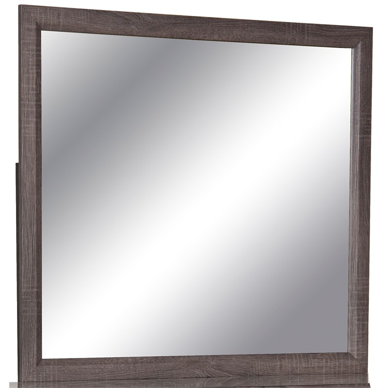 Global Furniture USA Laura Foil Grey Mirror