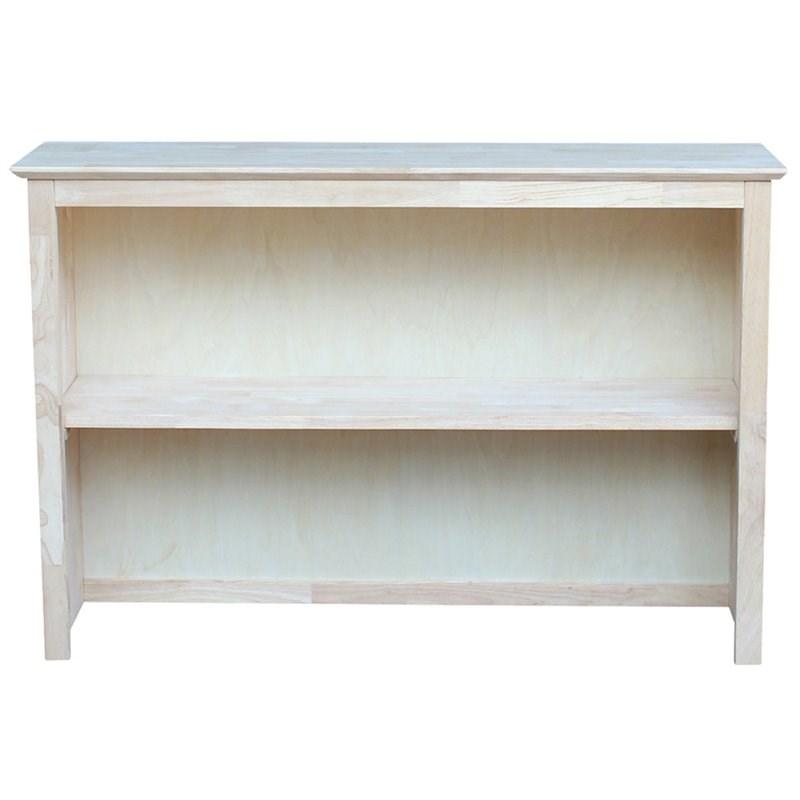 International Concepts Brooklyn Unfinished Desk Hutch Homesquare